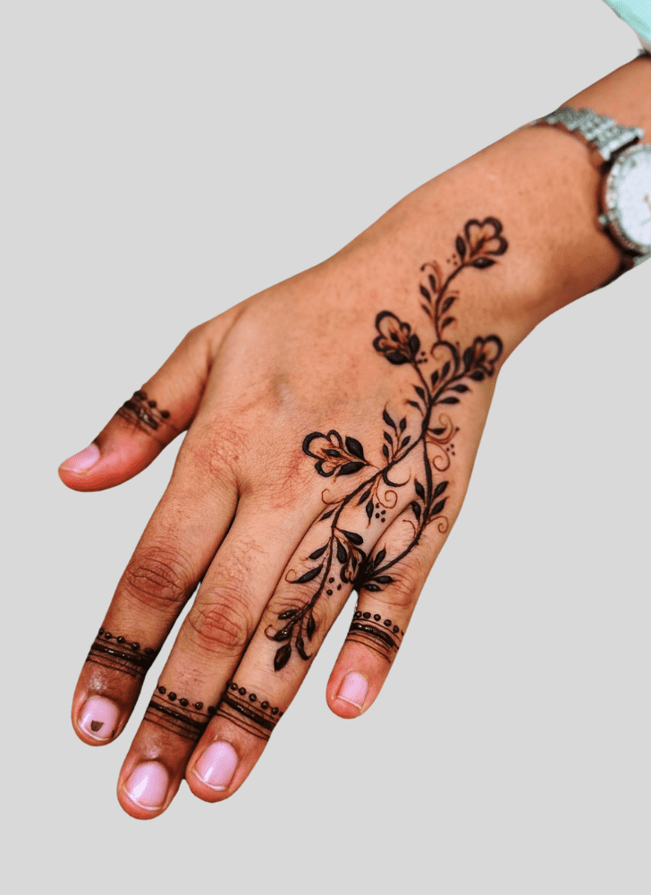 Dazzling Festive Henna Design