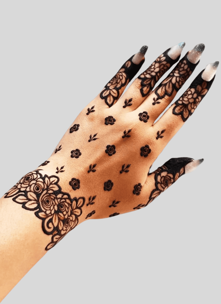 Arm Festive Henna Design