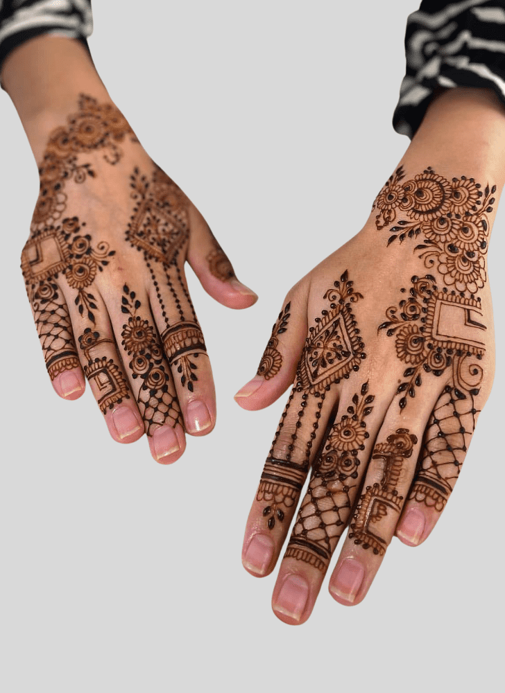 Exquisite Festive Henna Design