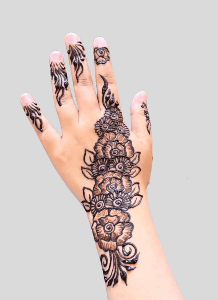 Fascinating Festive Henna Design