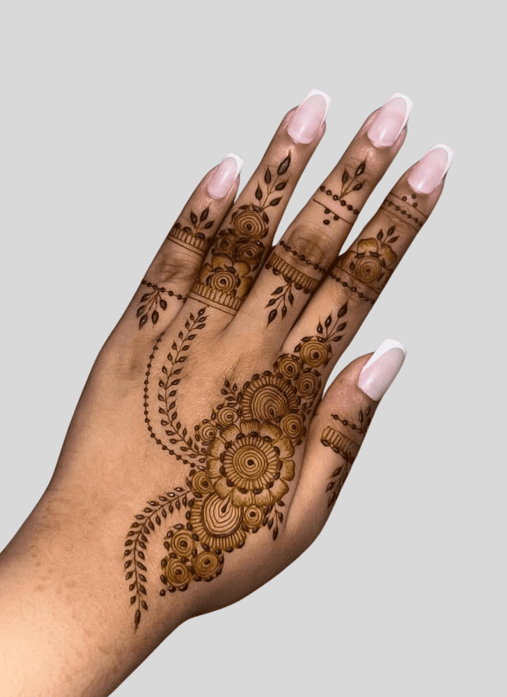 Fine Festive Henna Design