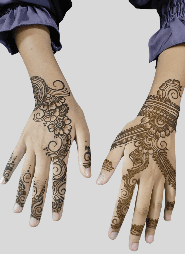 Inviting Festive Henna Design