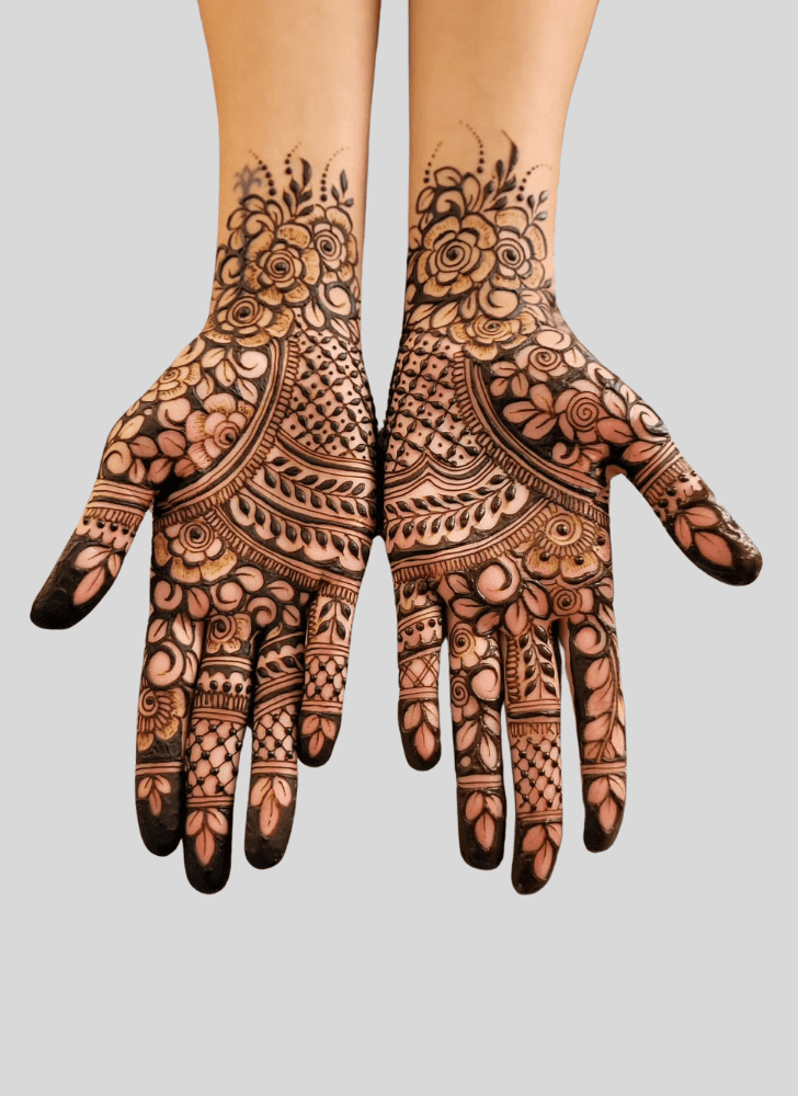 Nice Festive Henna Design