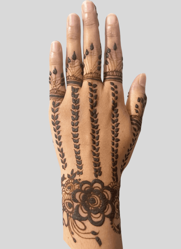 Pretty Festive Henna Design