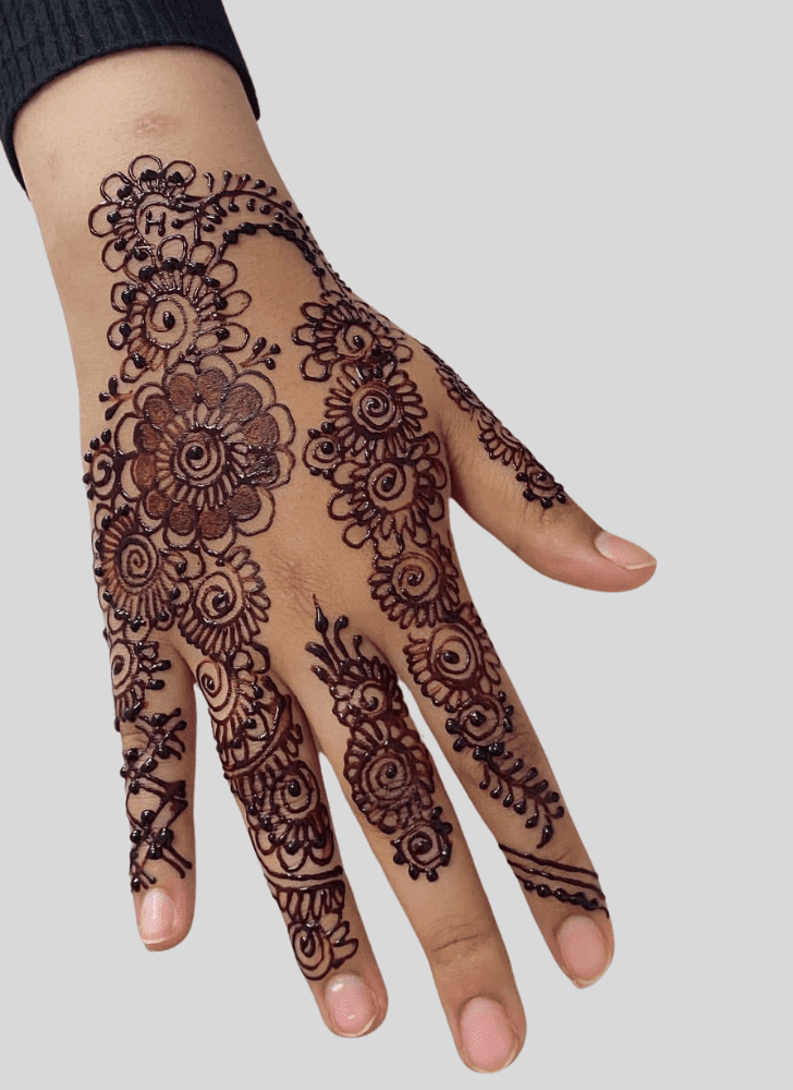 Refined Festive Henna Design