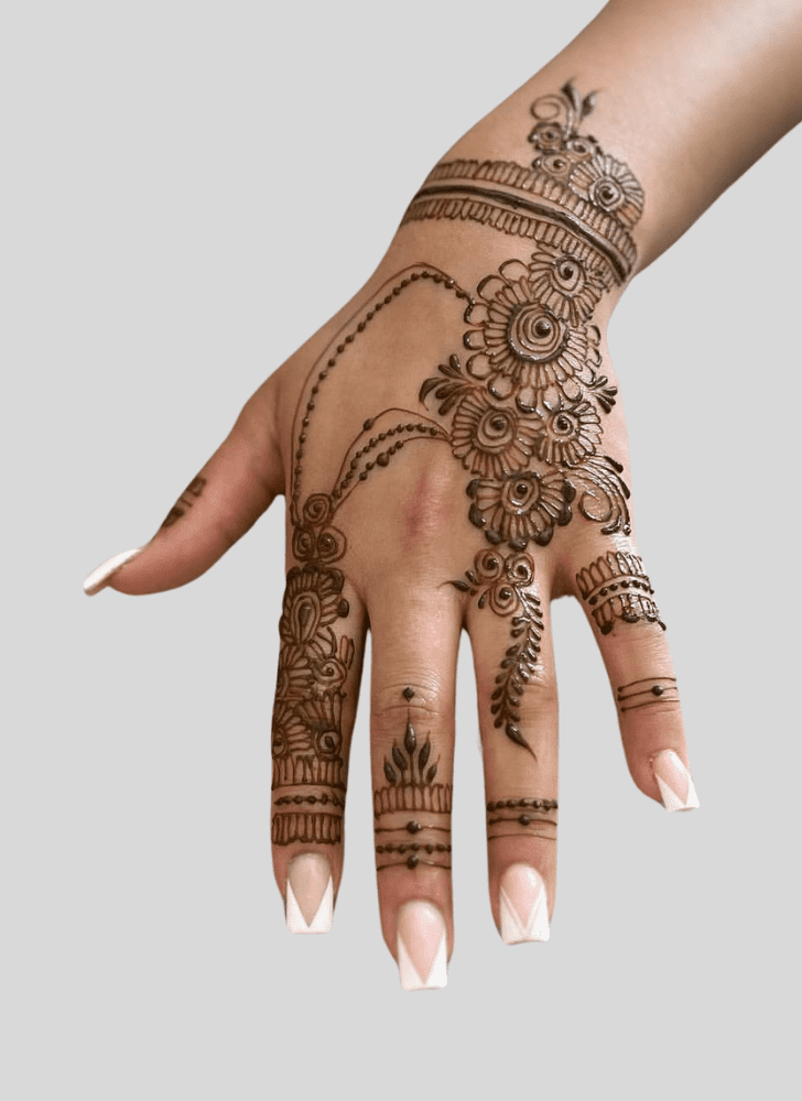 Resplendent Festive Henna Design