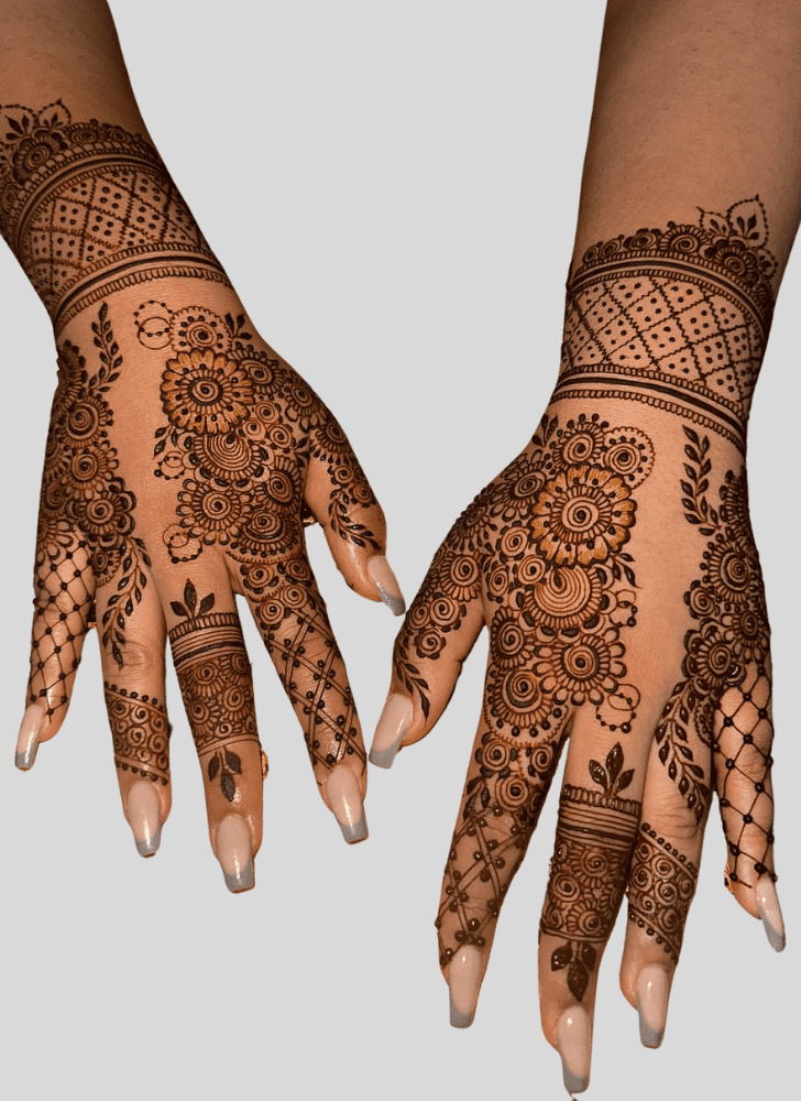 Slightly Festive Henna Design