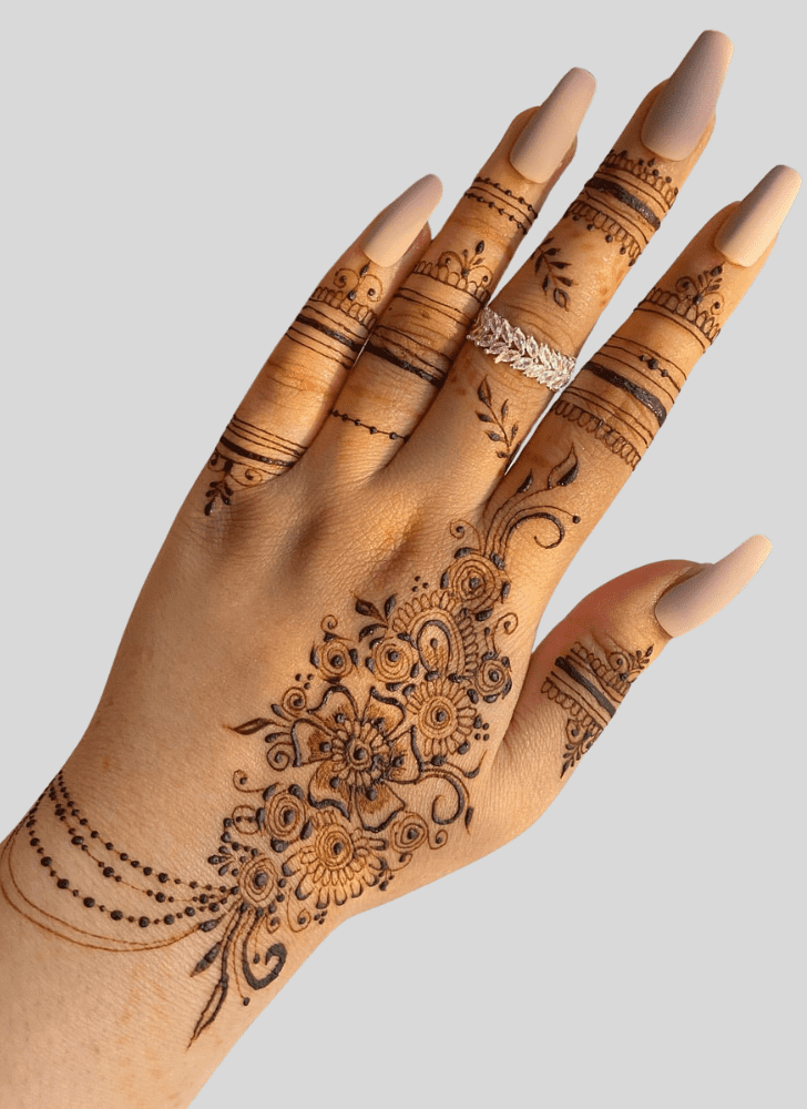 Wonderful Festive Mehndi Design