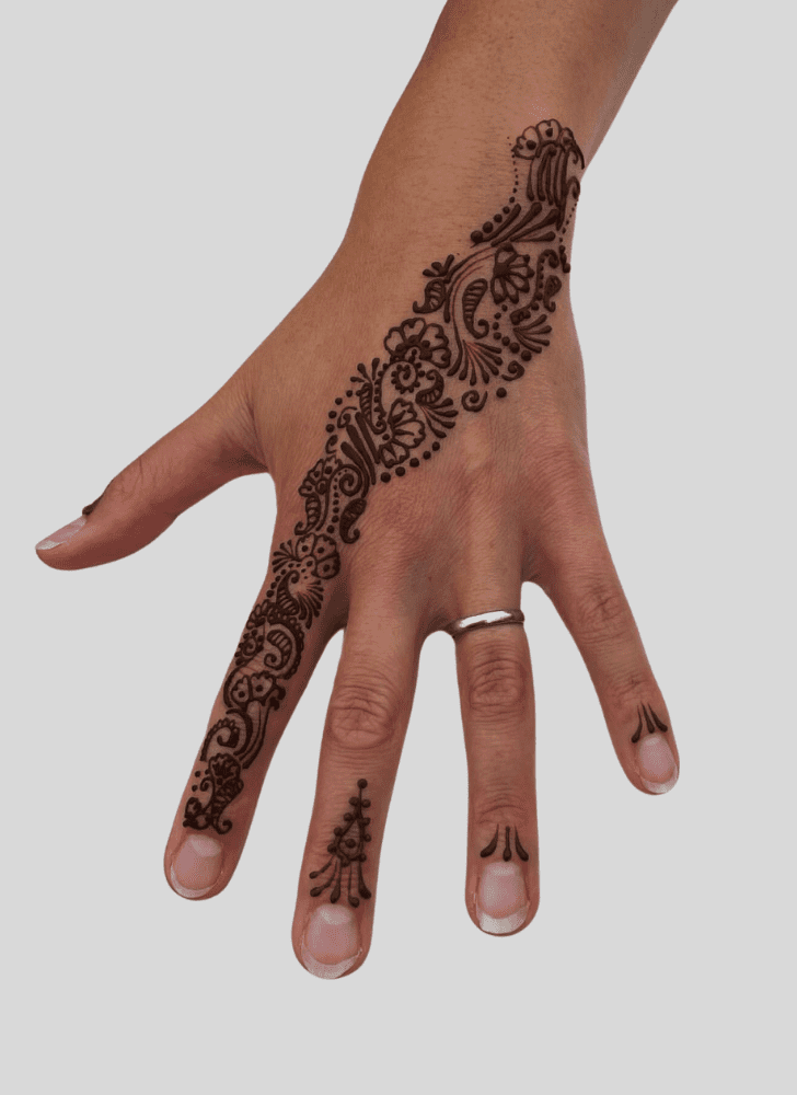 Admirable Finger Mehndi design