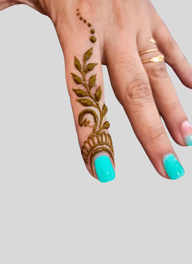 Ideal Finger Henna design