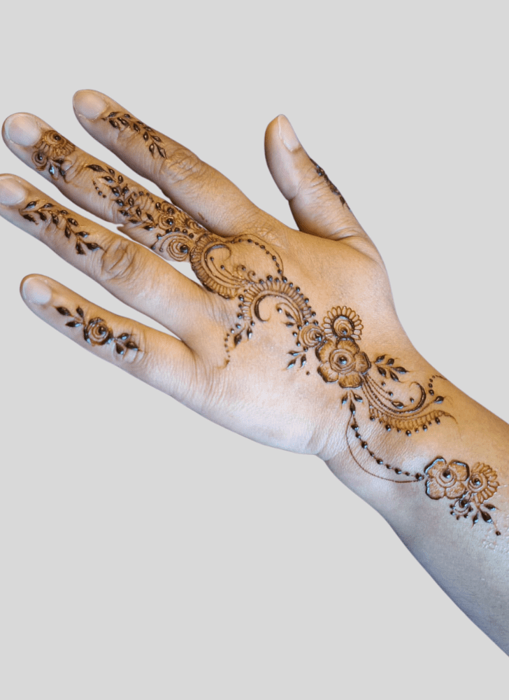 Ravishing Finger Henna design