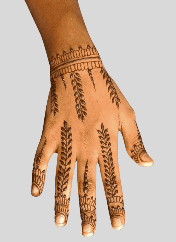 Finger Henna design