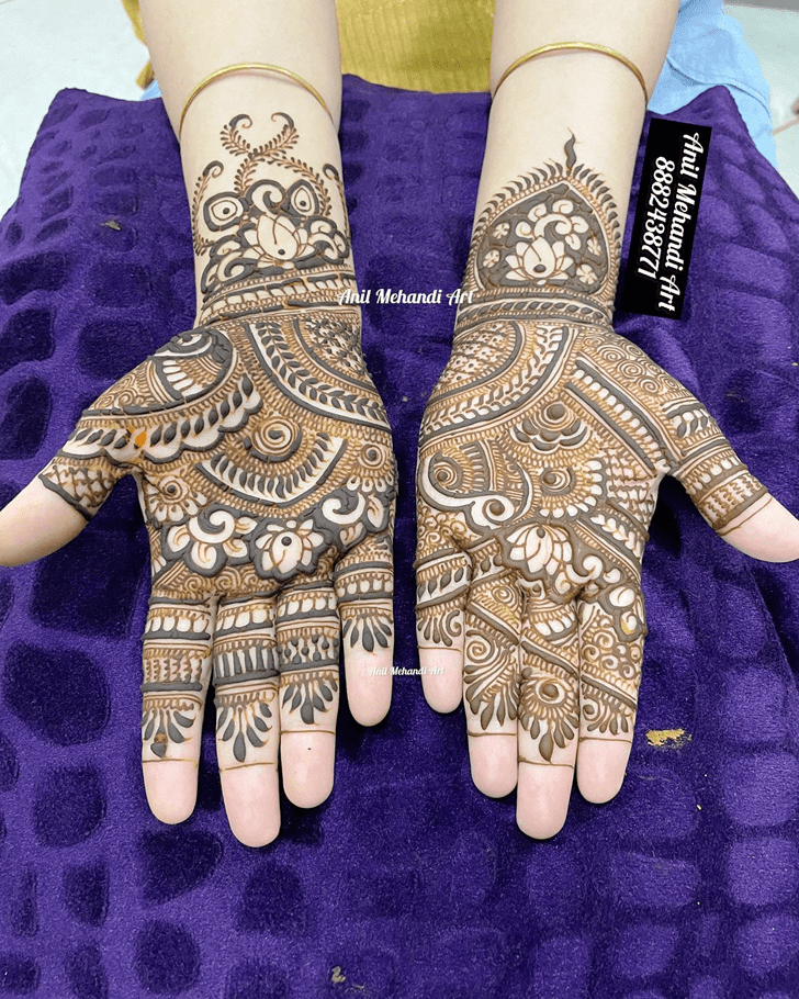 Lovely Finland Mehndi Design