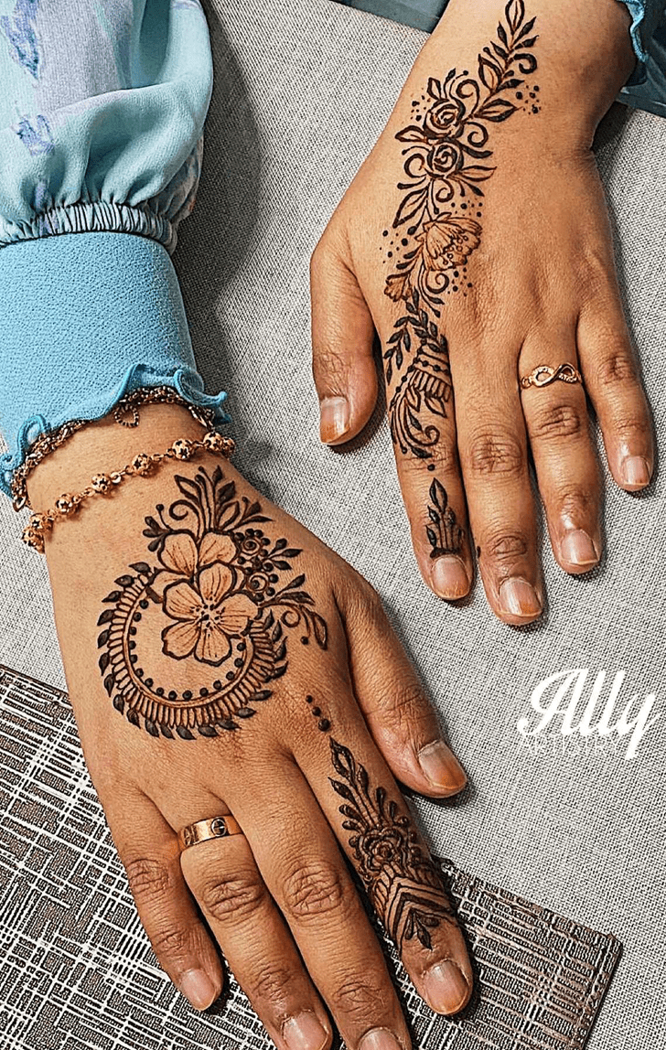 Wonderful Finland Mehndi Design