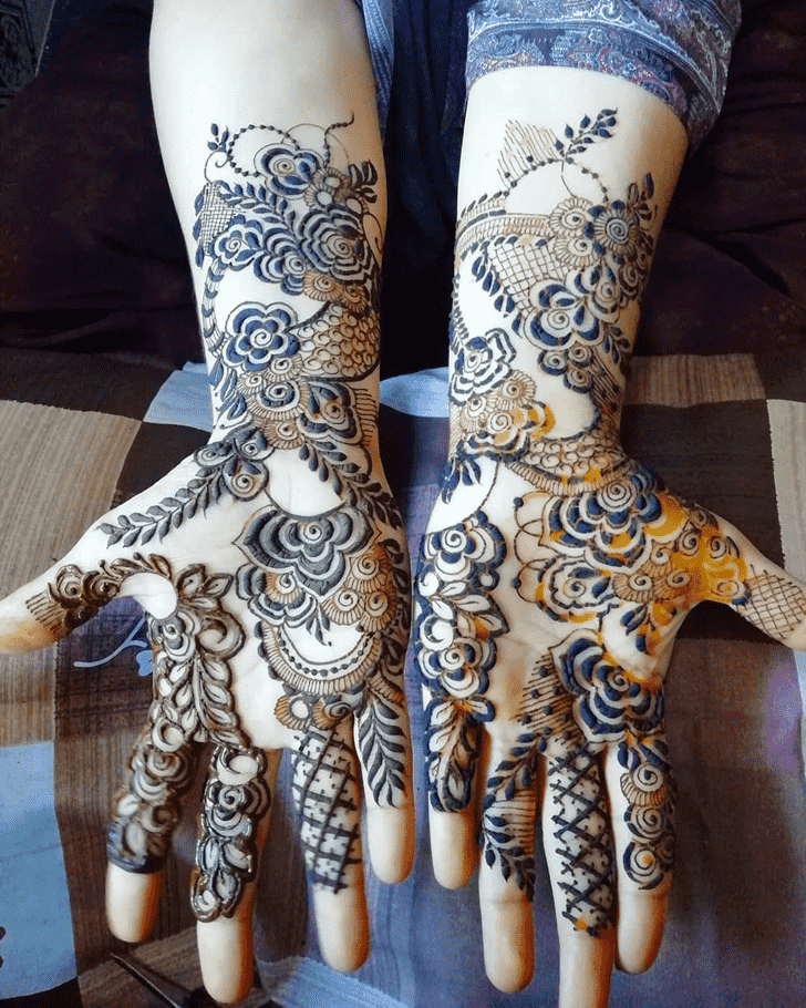 Angelic Floral Henna Design