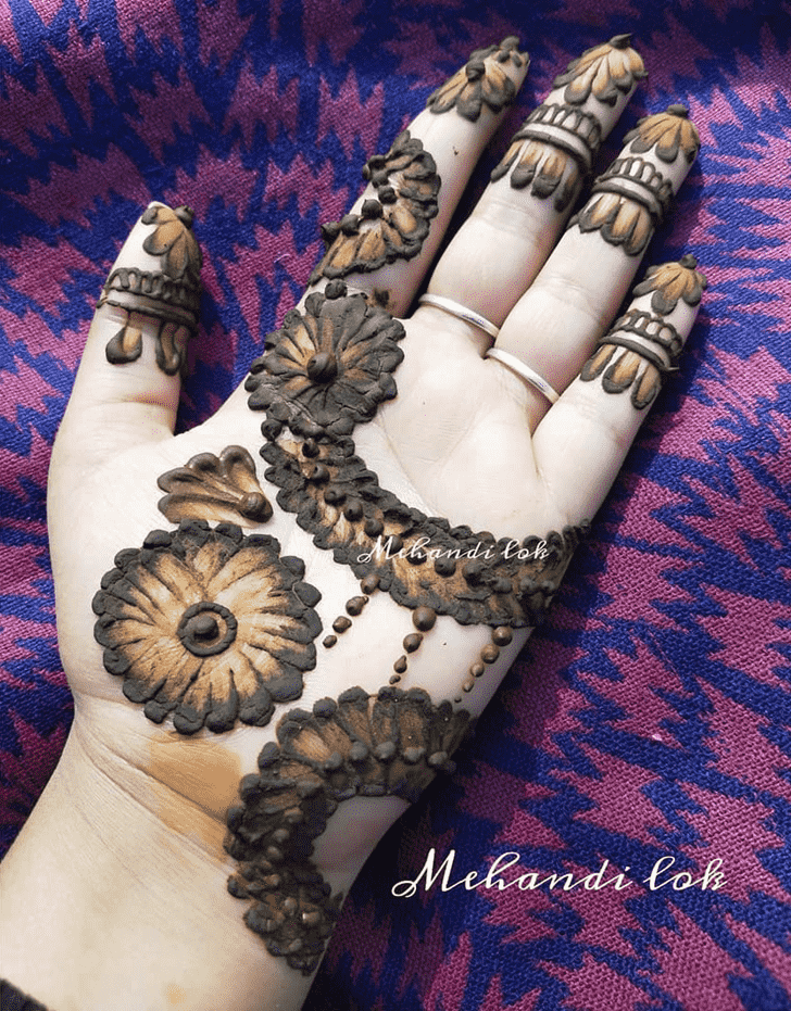 Marvelous Floral Henna Design