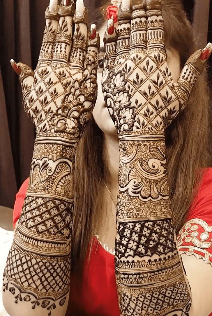 Exquisite Flowers Mehndi Design