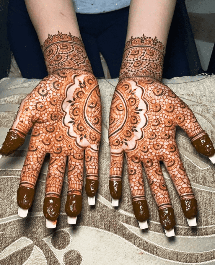 Fetching Flowers Mehndi Design