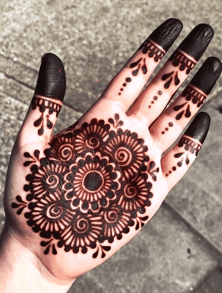 Ravishing Flowers Mehndi Design