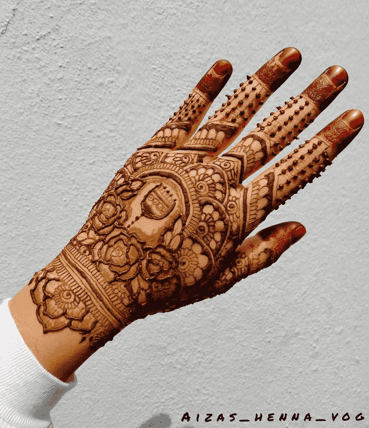 Appealing Flower Henna design