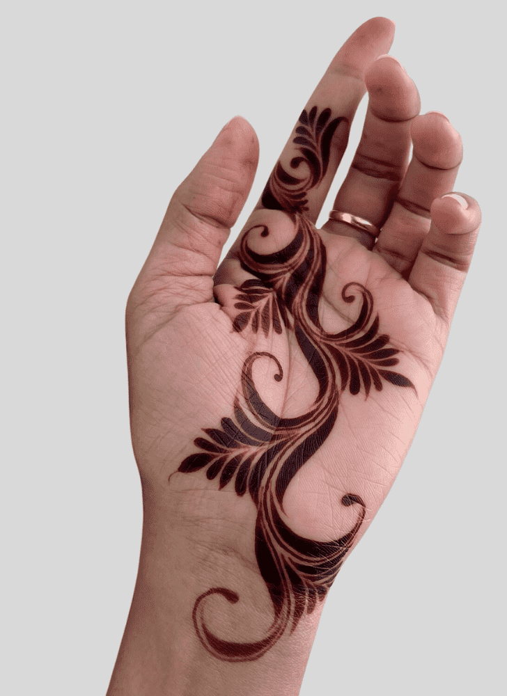 Delicate France Henna Design