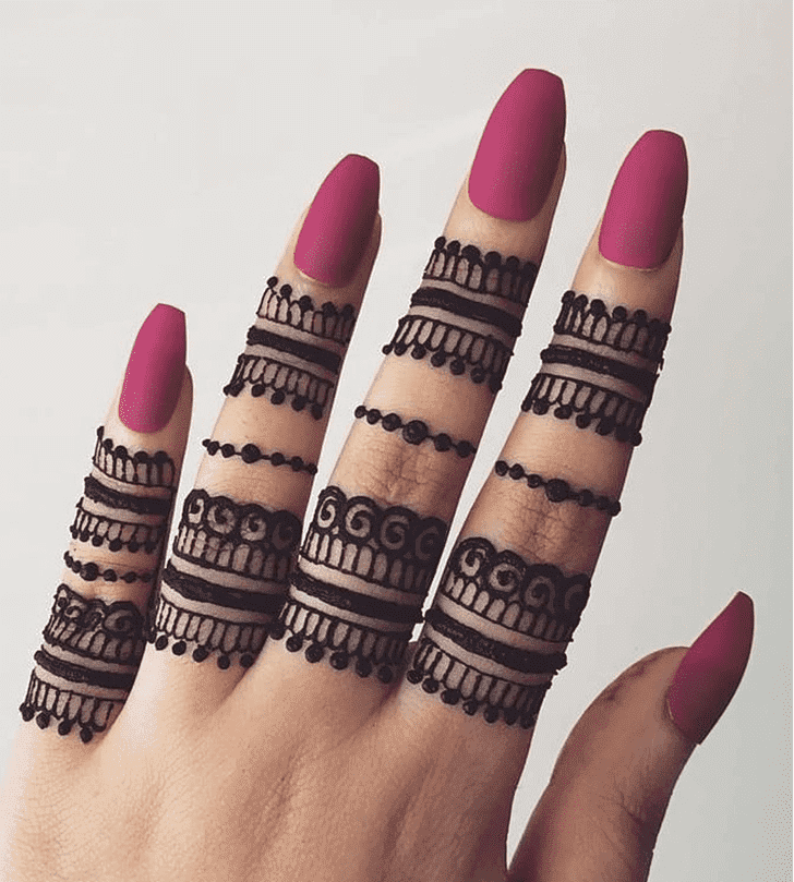 Adorable Friendship Day Henna Design