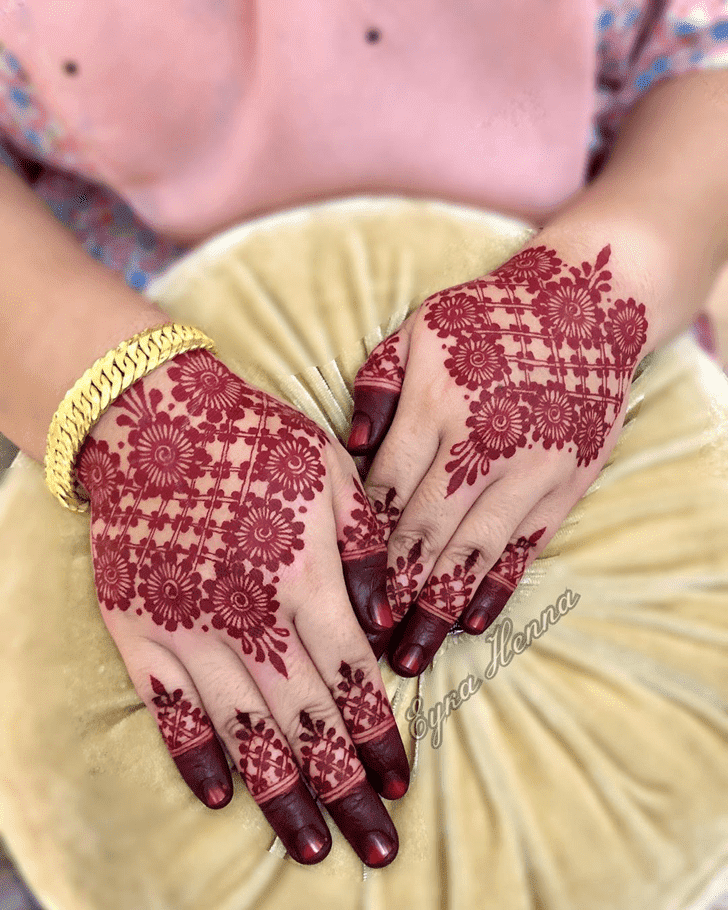 Bewitching Friendship Day Henna Design