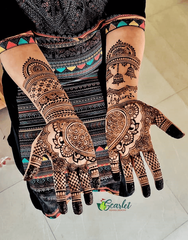 Dazzling Friendship Day Henna Design