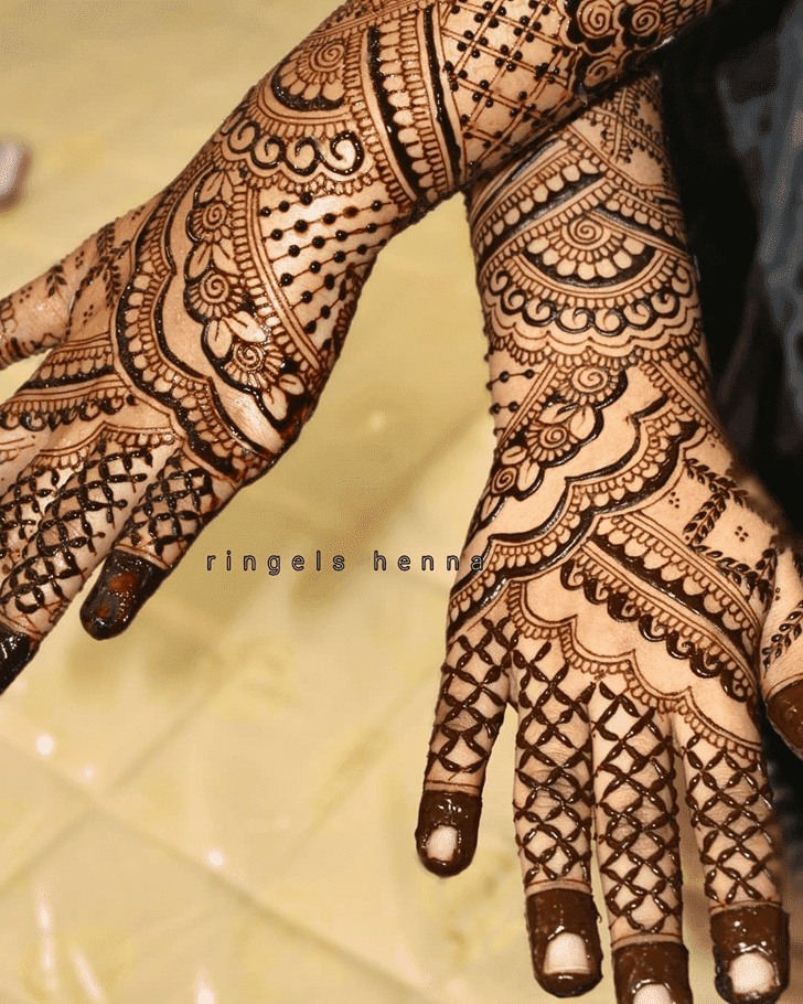 Delightful Friendship Day Henna Design