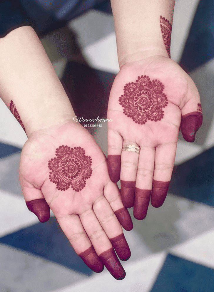 Handsome Friendship Day Mehndi Design