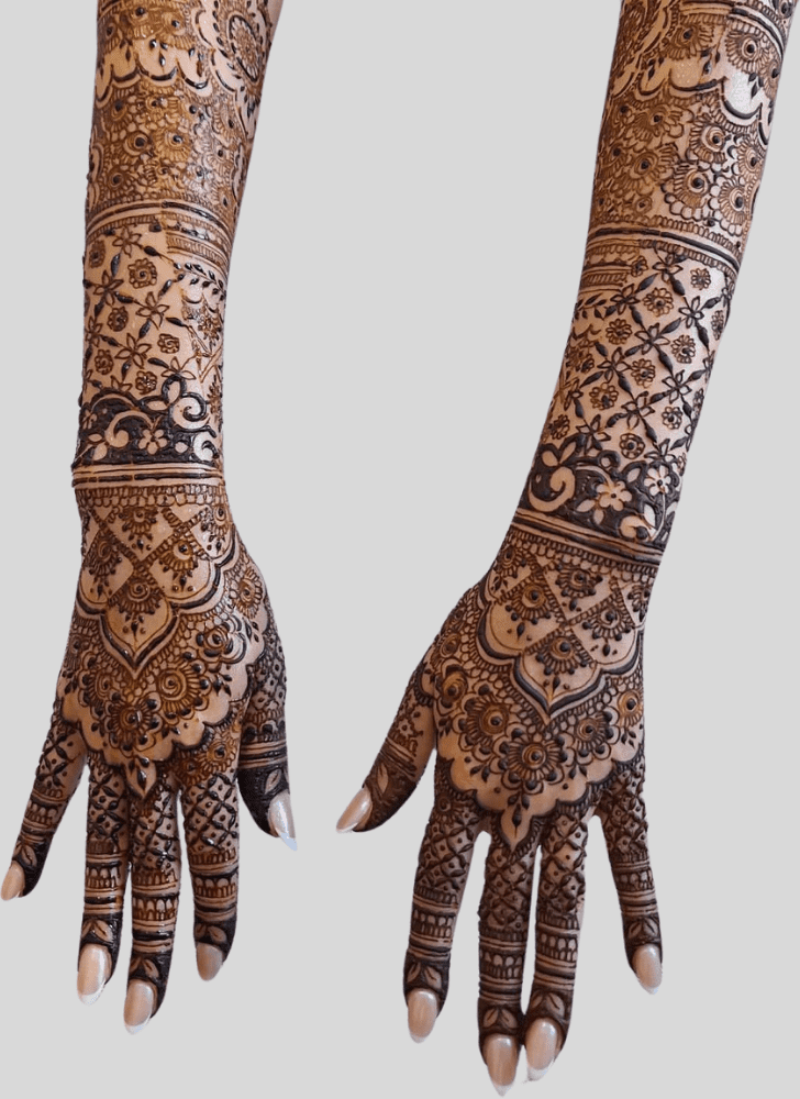 Alluring Fusion Henna Design