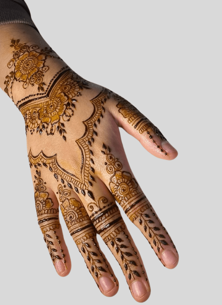 Bewitching Fusion Henna Design