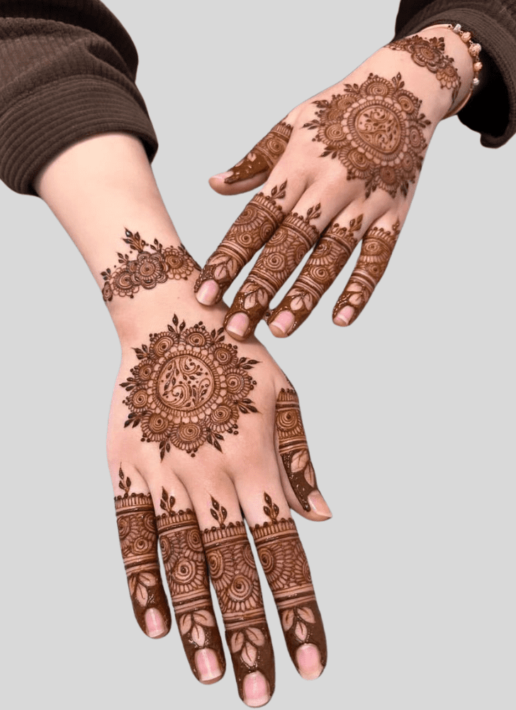 Excellent Fusion Henna Design