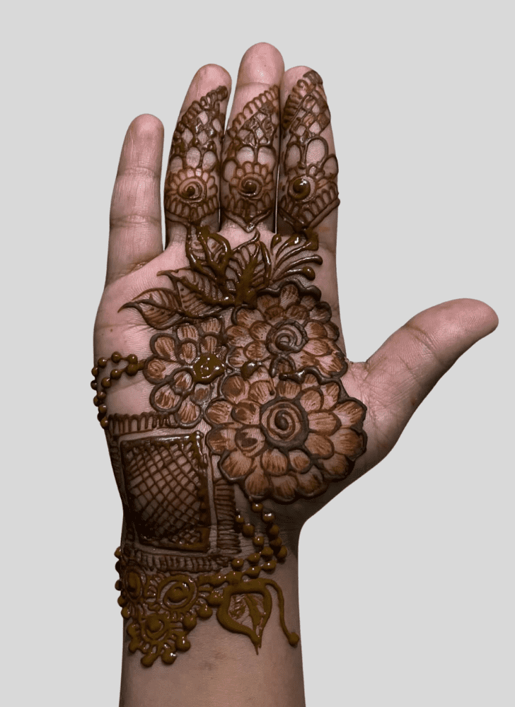 Exquisite Fusion Henna Design