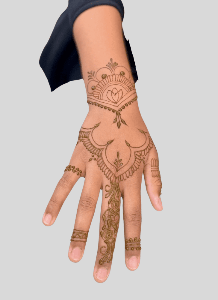 Fascinating Fusion Henna Design