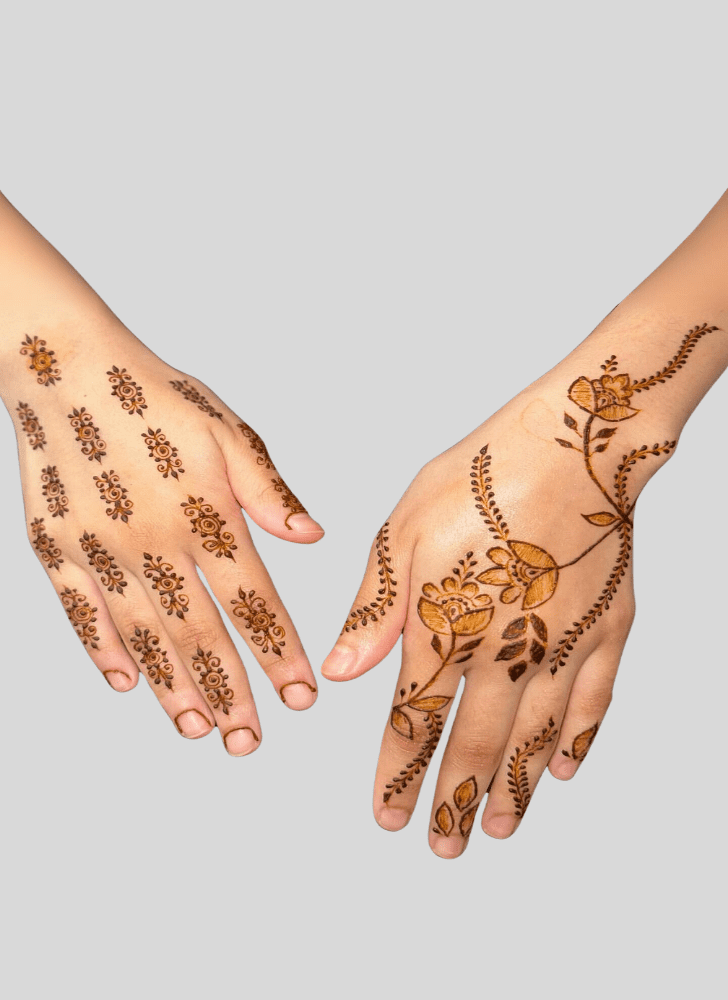 Good Looking Fusion Henna Design