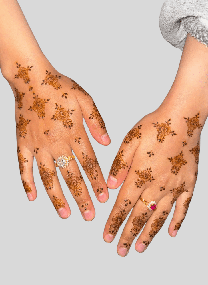 Gorgeous Fusion Henna Design