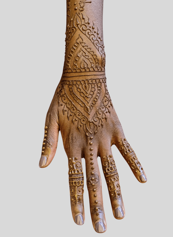 Awesome Fusion Henna Design