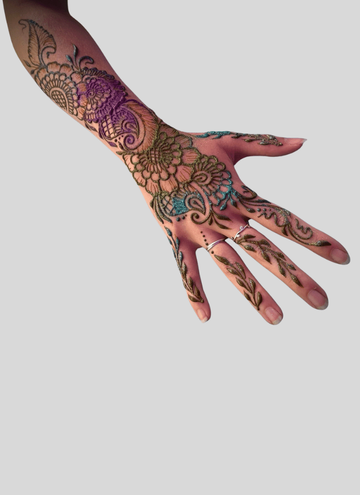 Marvelous Fusion Henna Design