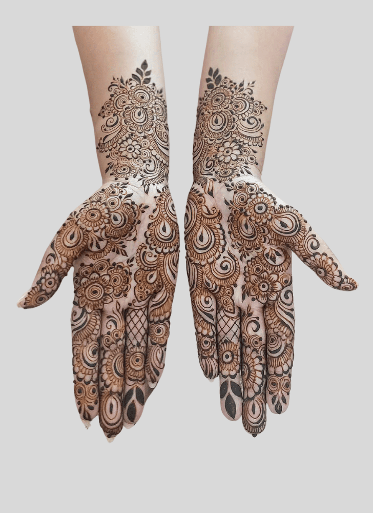 Mesmeric Fusion Henna Design