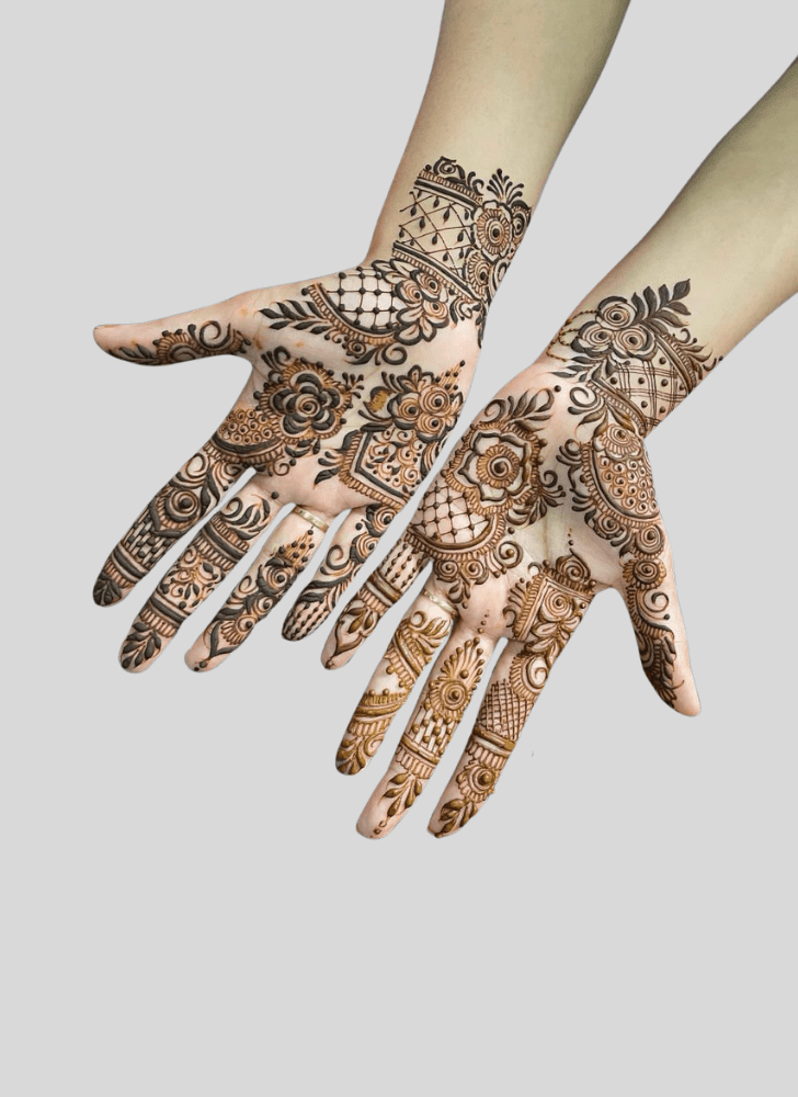 Nice Fusion Henna Design