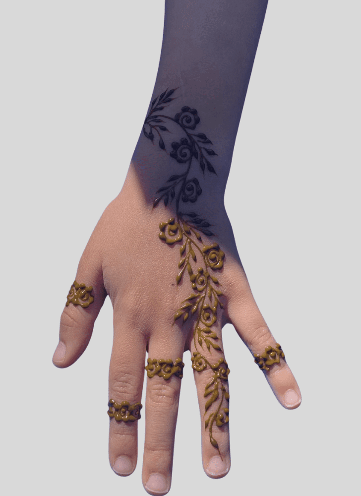 Ravishing Fusion Henna Design