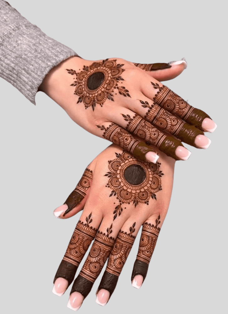 Refined Fusion Henna Design