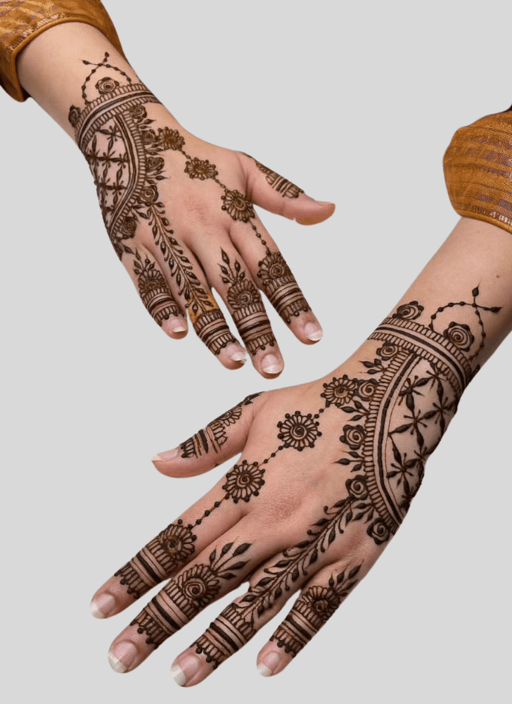 Stunning Fusion Henna Design