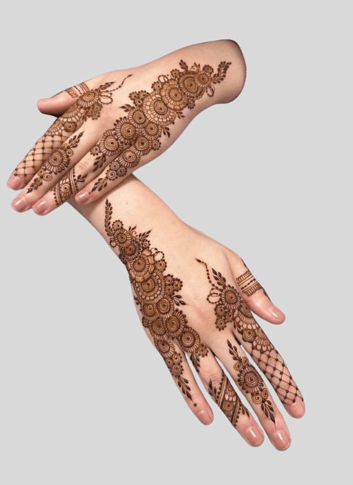 Wonderful Fusion Mehndi Design