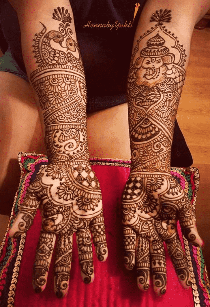 Ideal Ganesh Henna Design