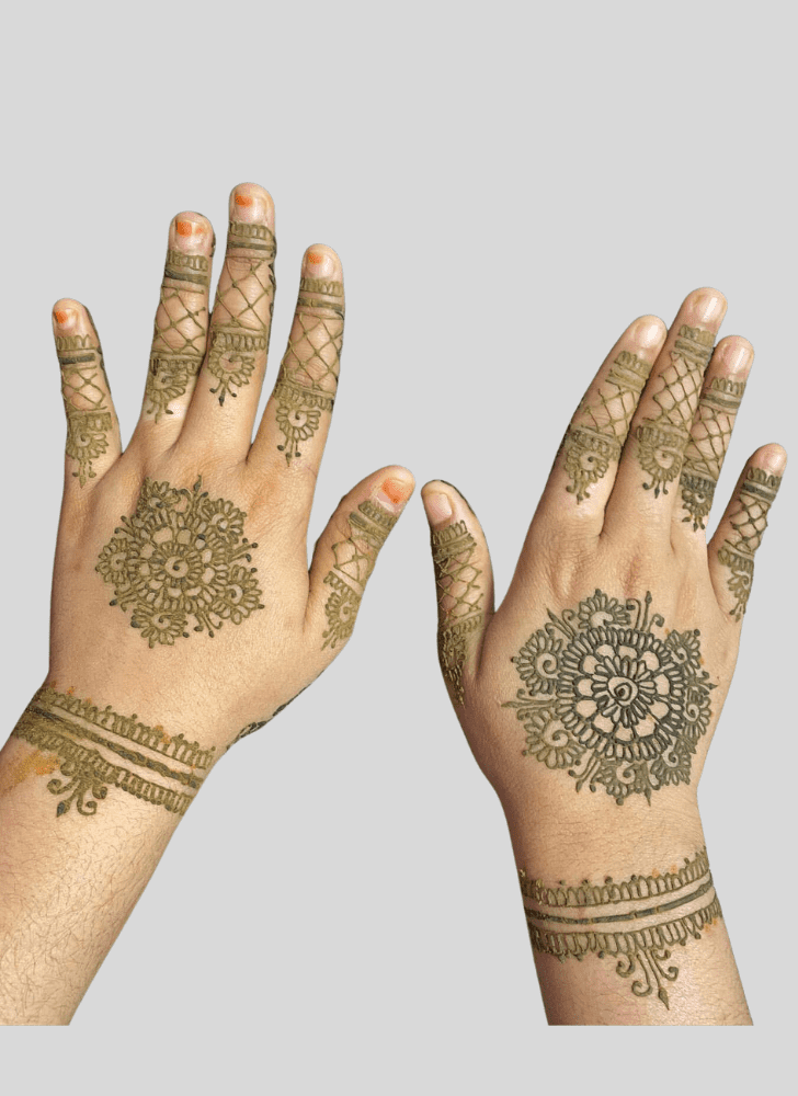 Arm Ganga Dussehral Henna Design