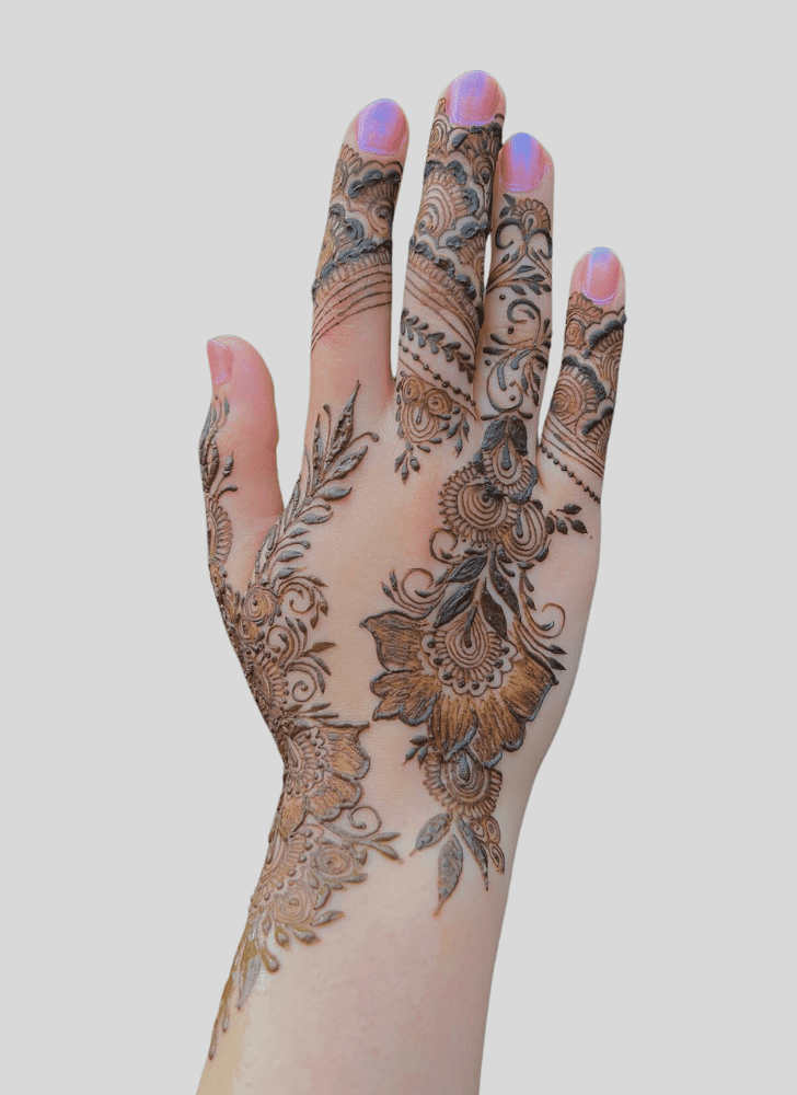 Fetching Ganga Dussehral Henna Design