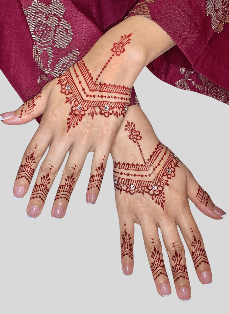 Ideal Ganga Dussehral Henna Design