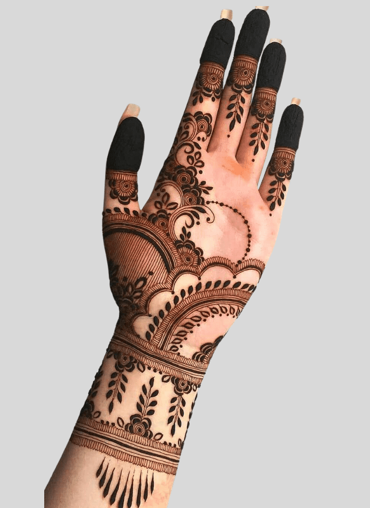 Resplendent Gangaur Henna Design